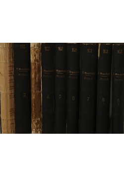 Pisma Zygmunta Krasińskiego Tom 1 do 9 1912 r.