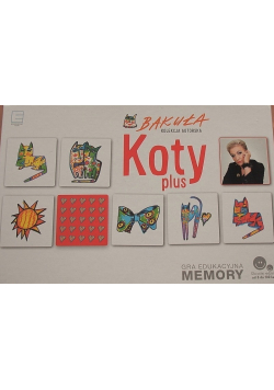 Koty plus gra edukacyjna memory NOWA