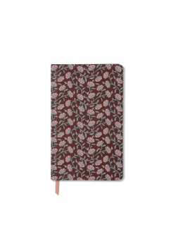 Notatnik Journal 128K linia Burgundy Vintage Flora