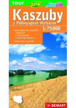 Kaszuby, Półwysep helski - mapa turystyczna 1:75 000