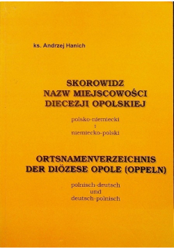 Skorowidz nazw miejscowości diecezji opolskiej