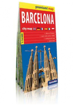 Premium! map Barcelona 1:16 000 plan miasta