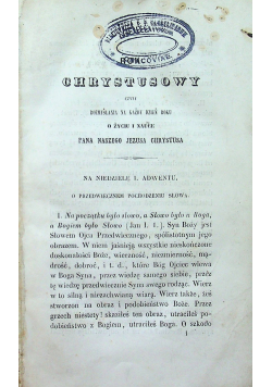 Rok Chrystusowy czyli rozmyślania na każdy dzień roku 1883 r.