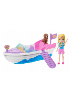Polly Pocket. Lalka + łódka