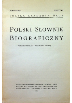 Polski słownik biograficzny Zeszyt 119