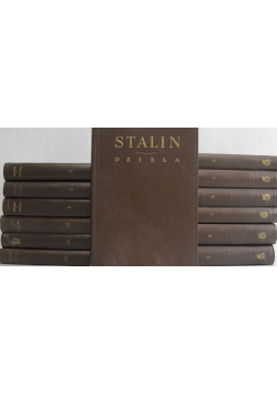 Stalin Dzieła 13 tomów