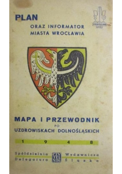 Mapa i przewodnik po uzdrowiskach dolnośląskich 1948r