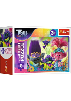 Puzzle 20 miniMaxi W muzycznym świecie Troli 2