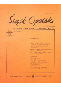 Śląsk Opolski nr 1