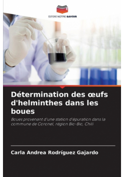 Détermination des œufs d'helminthes dans les boues