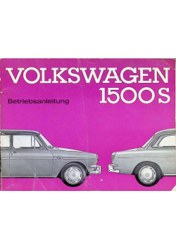 Volkswagen 1500S Instruktionsbok Instrukcja obsług