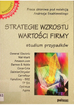 Strategie wzrostu wartości firmy