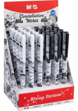 Długopis żelowy Manga 0,5mm nieb (24szt) M&G