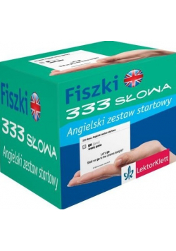 Fiszki 333 słowa Angielski zestaw startowy NOWE