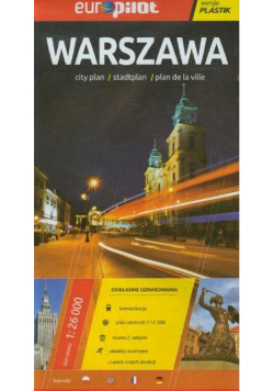 Warszawa plan miasta 1 : 26000