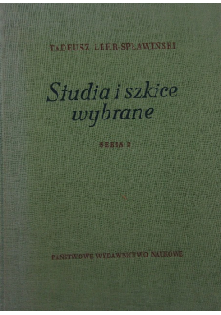 Studia i szkice wybrane