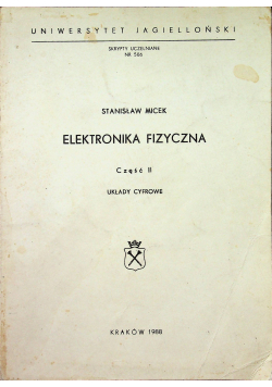 Elektronika fizyczna część II