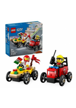 LEGO(R) CITY 60458 Zestaw wyścigówek: pizza kontra