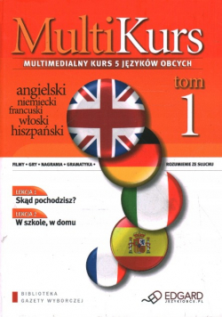 MultiKurs Multimedialny kurs 5 języków obcych Tom 1