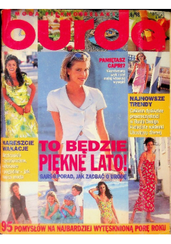 Burda moda piękno relaks Nr 6 / 98