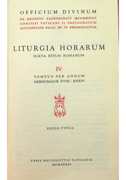 Liturgia Horarum editio typica