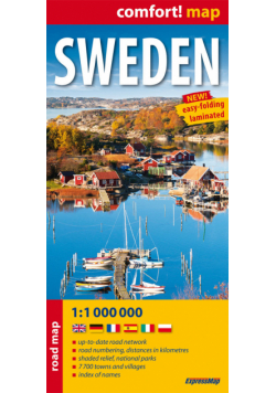 Sweden road map 1:1 000 000, ExpressMap