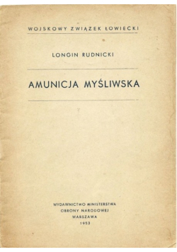 Amunicja myśliwska