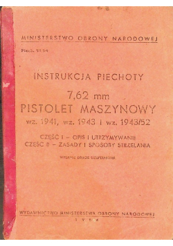 Instrukcja piechoty Pistolet Maszynowy Kałasznikowa