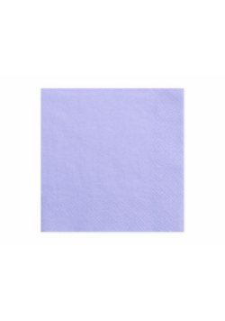 Serwetki trójwarstwowe liliowe 33x33cm 20szt
