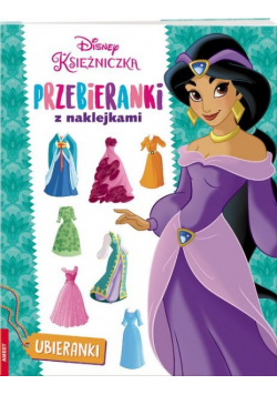 Disney Księżniczka Przebieranki z naklejkami