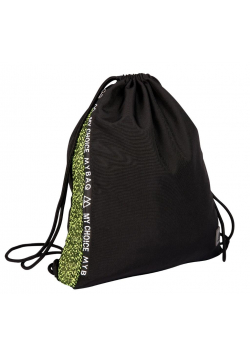 Worek na plecy z kieszenią pion. Choice Lime MBQ