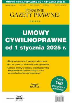 Umowy cywilnoprawne od 1 stycz 2025 Prawo pracy i ZUS 1/2024