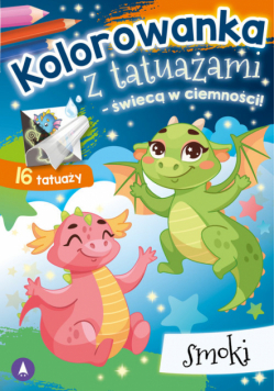 Smoki. Kolorowanka z tatuażami – świecą w ciemności!