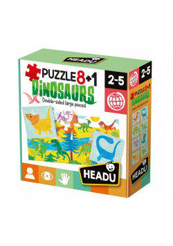 Puzzle 8+1 Dinozaury HEADU