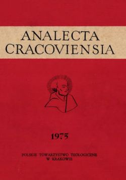 Analecta Cracoviensia Tom VII