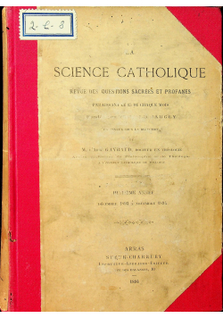 Science catholique 1894r