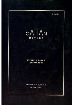 Callan Method Student's book 3 lesson 59 - 92