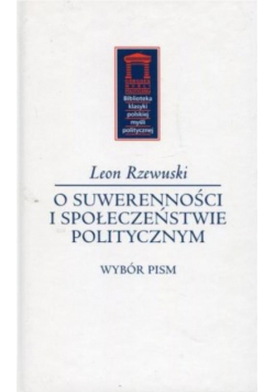 O suwerenności i społeczeństwie politycznym