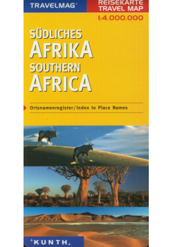 Travelmag Southern Africa 1:4000000