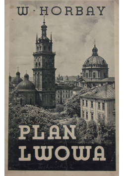 Plan Lwowa reprint z  1938 r.