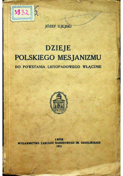 Dzieje polskiego mesjanizmu 1931 r