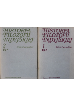 Historia filozofii indyjskiej Tom I i II