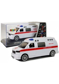 Ambulans pgotowia z napędem dźwiękiem i światłem