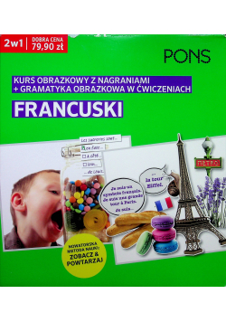 Obrazkowy francuski kurs i gramatyka w ćwiczeniach