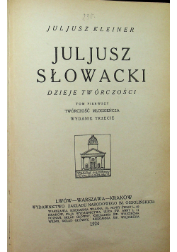 Juljusz Słowacki 1924 r