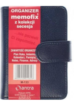 Organizer Memofix M-133 granatowy ANTRA