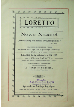 Loretto Nowe Nazaret 1893 r.