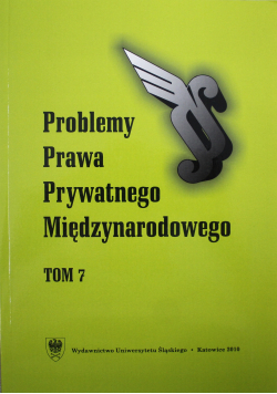 Problemy Prawa Prywatnego Międzynarodowego Tom 7