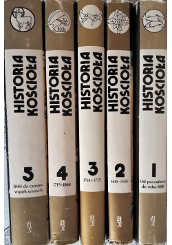 Historia kościoła od 1 - 5 tomów