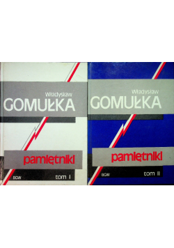 Władysław Gomułka Pamiętniki Tom 1 i 2